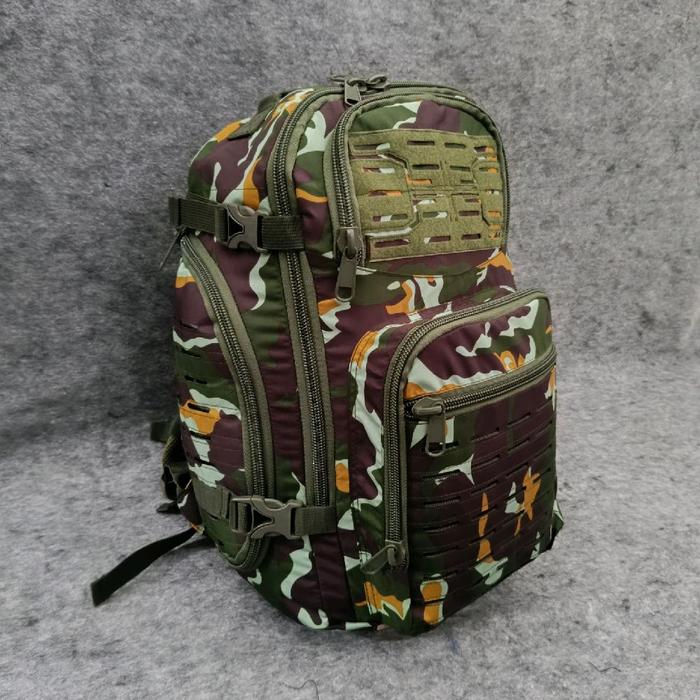 Tas Tactical Loreng Brimob GEN 1 Laser Cutting / Tas Tactical Loreng Brimob / Ransel Loreng Brimob