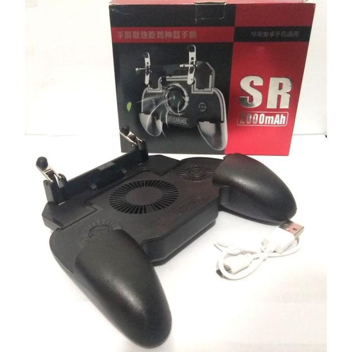 GamePad SR PUBG FF Kipas Power Bank Trigger Gamepad Gaming PUBG HP