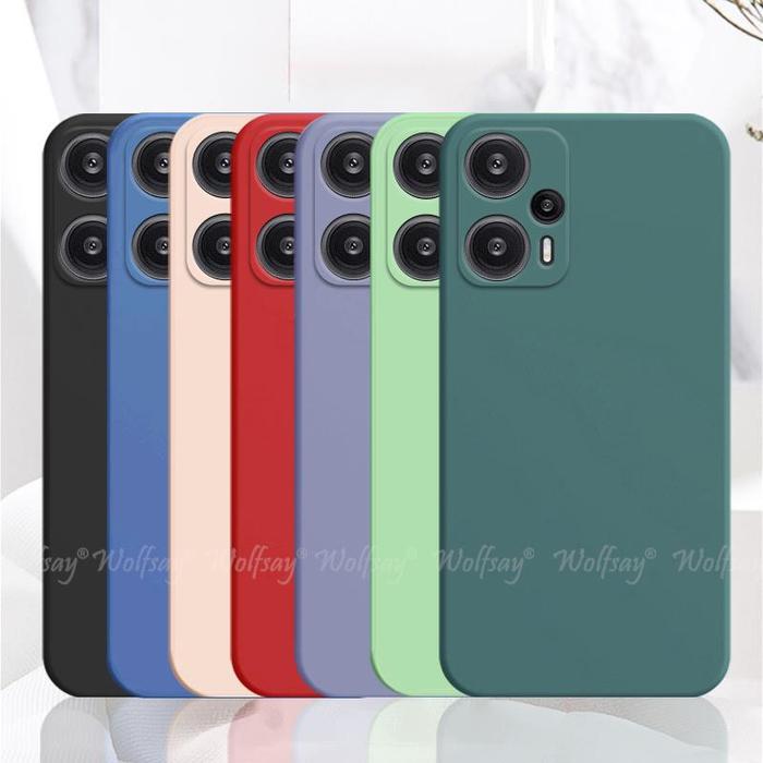 For Xiaomi Poco F5 Case Liquid Silicone Official Rubber Protector