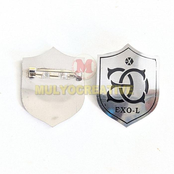Pin Bros Logo Exo-L Pin Korea Boyband Edition Exo-L Pin Enamel Murah