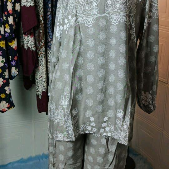 fasion baju wanita pyama daster wanita kancing hidup Piyama Panjang Rayon Tidur Motif Dress Celana