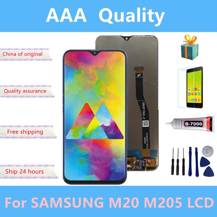 SAMSUNG Galaxy M20 2019 SM-M205 M205F LCD Display Touch Screen
