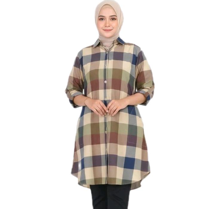 LINTANG BUWANA Tunik Panjang Muslim Wanita