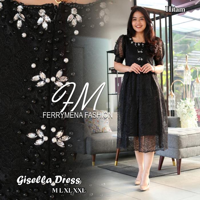 DRES NATAL Dres Gereja Dres Pesta Dres Kondangan Dres Natal Payet Dres Gisella Dres Modern Dres Midi