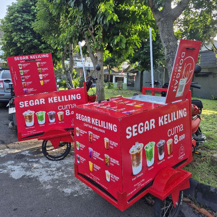 Gerobak Sepeda Keliling, Gerobak Kopi Keliling