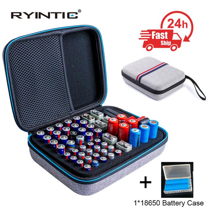 Portable EVA Shockproof Protective 18650/AA/AAA/9V Battery Holder