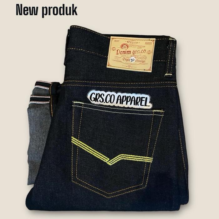DENIM SELVEDGE ACCENNT GRS.CO APPAREL 15OZ(SLIM STARIGHT)