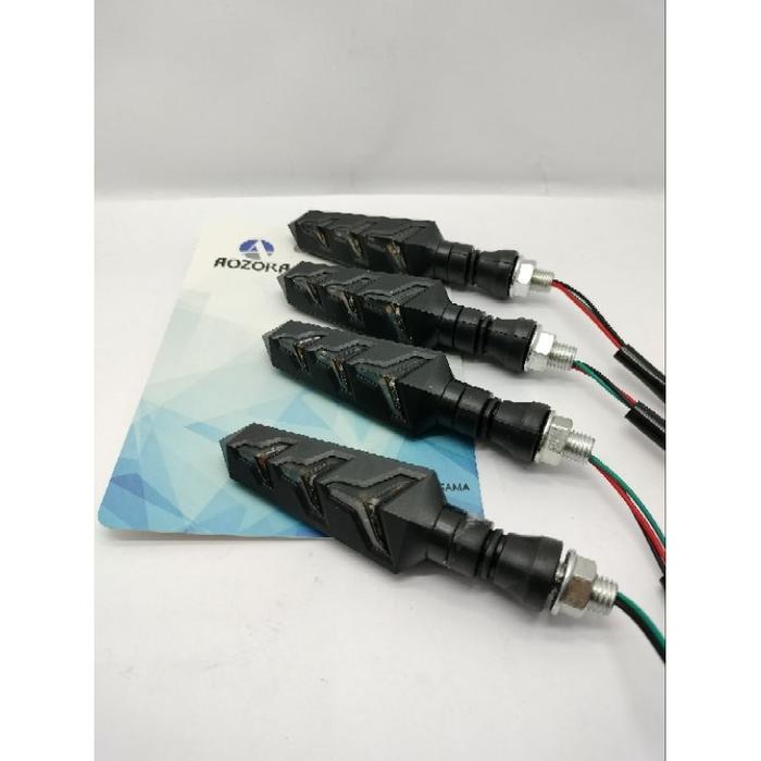 New! Sein Sen LED Panah Running Model Lamborghini Untuk Semua Motor AEROX Vario Dll