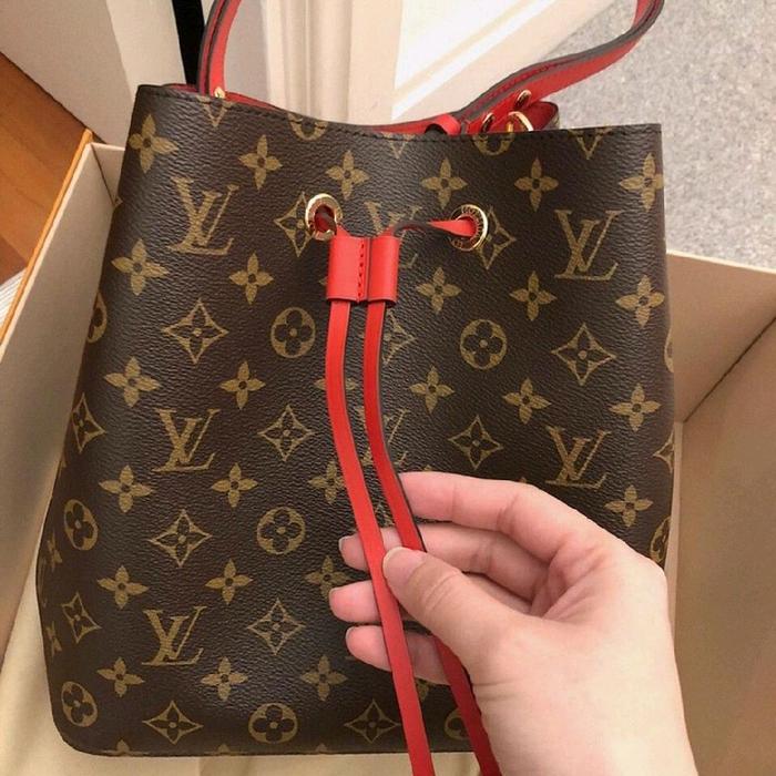 (Microchip) Authentic LV Neonoe Monogram Red Preloved