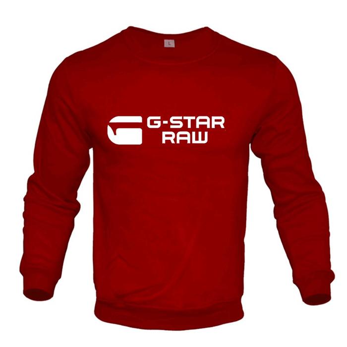 Hoodie sweater jaket Korean style pria wanita big size (s - 6XL) logo insial  g star raw fleece baha