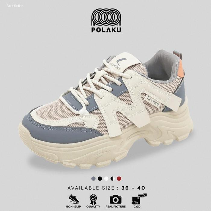PLK Sepatu Boots Wanita Sepatu Sneakers Fashion Wanita Korean Style Premium Quality LV0272 | Kekinia