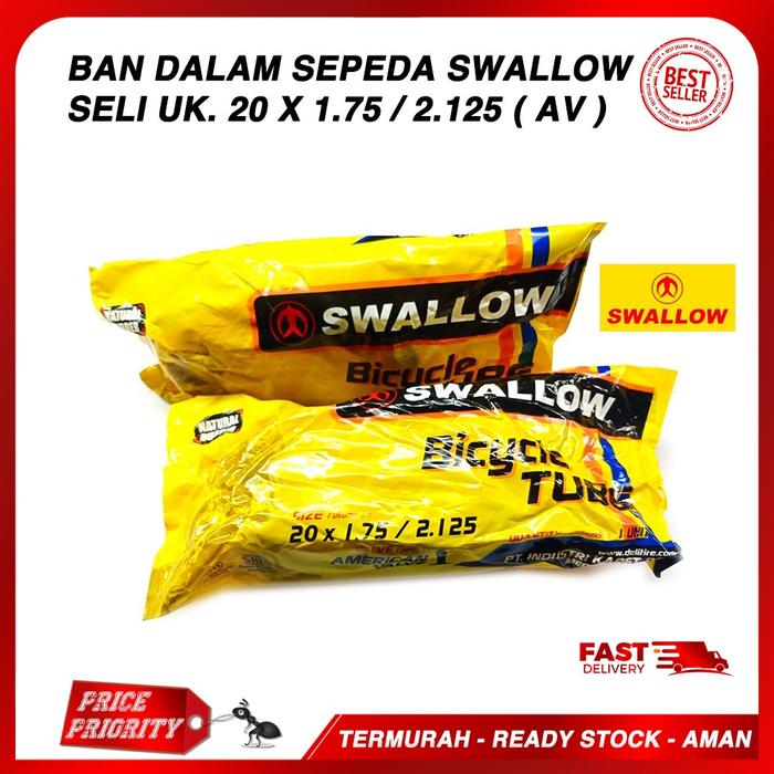 Swallow Ban Dalam Sepeda 20 x 1.75 2.125 Ban Dalem Sepeda 20 175 2125