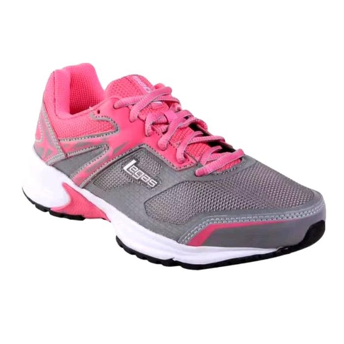 Sepatu League Legas wanita Warp La W abu pink original running shoes sneakers promo sale murah Sport