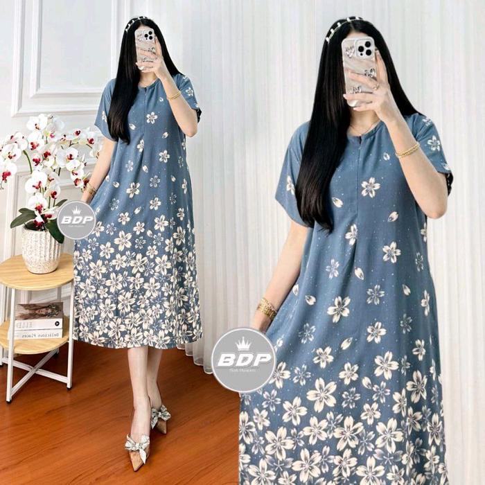 Daster Rayon Wanita Terbaru 2025 | Daster Rayon Wanita Kekinian | Daster Rayon Viral Wanita Ibu Meny
