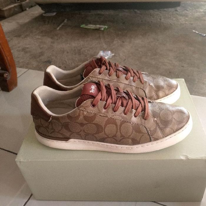 sepatu second branded coach clip low size 42.5 original authentic