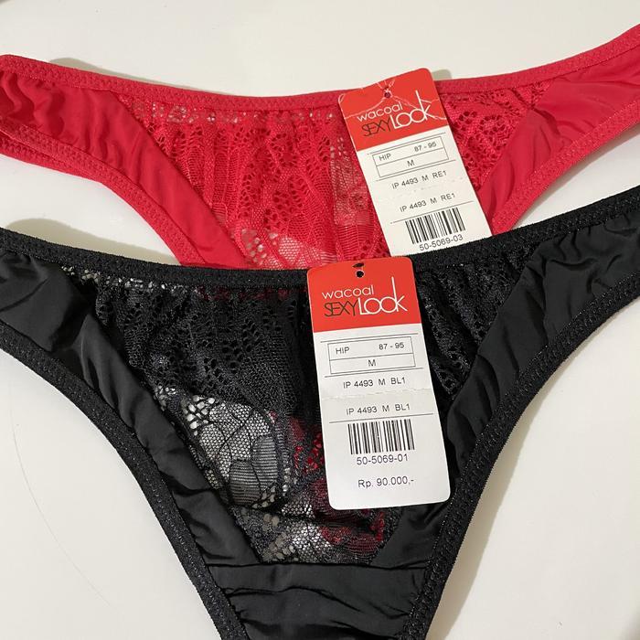 Wacoal Sexy Look G String Ip 4493 L Depan / Celana Dalam #Gratisongkir