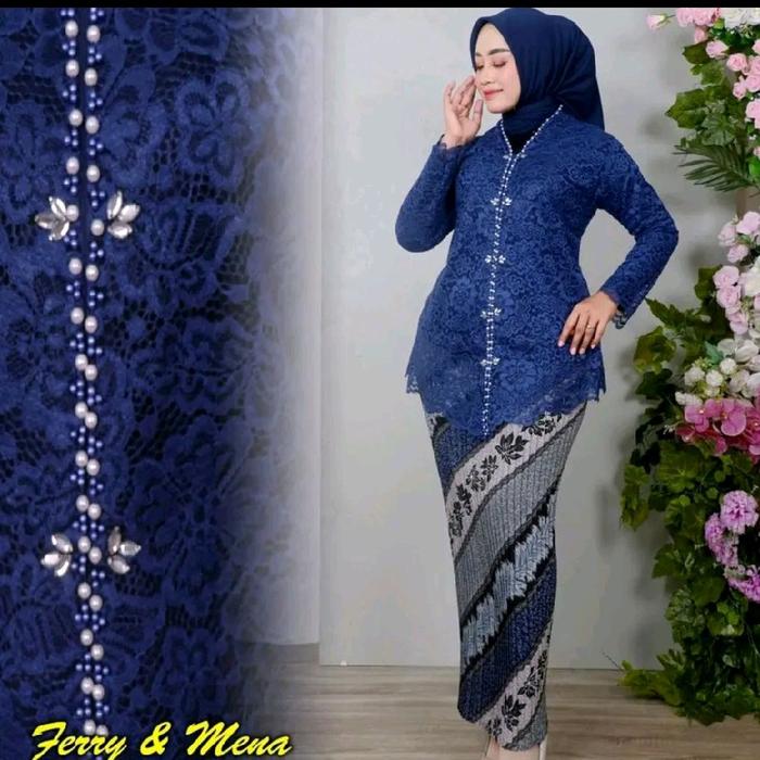 Kebaya Incim Brukat Kebaya Kebaya Setelan Terbaru Real Pict Muslim Baju Wanita Remaja Panjang Lebara