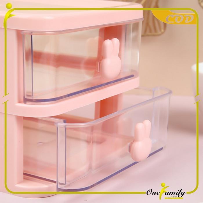Rak Laci Serbaguna - Rak laci lucu - Rak laci rabbit - rak kosmetik - rak serbaguna