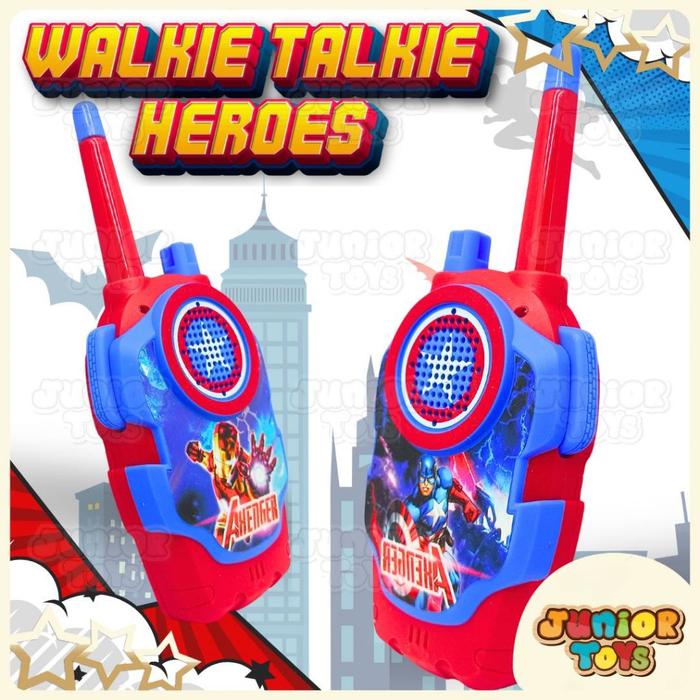 Mainan Walkie Talkie Baterai Suara Karakter Mainan Anak