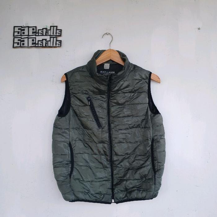 Vest Rompi Hijau Army Motif
