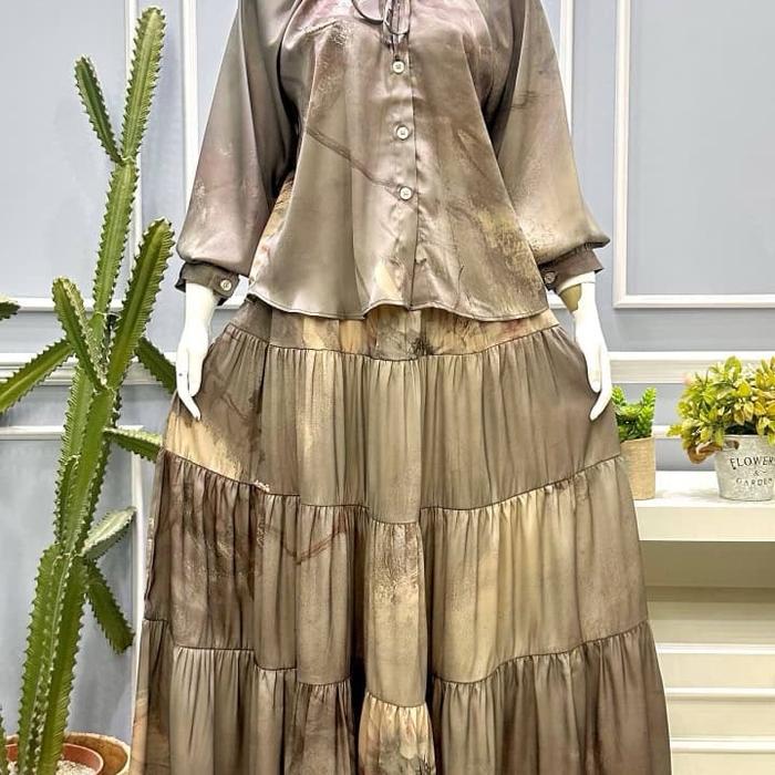 SET ROK SALVINA YS JULIA SILK TERBARU (KAZIYAH)