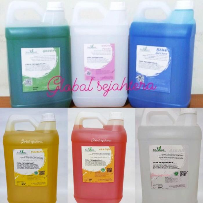 SHAMPO AND BODY WASH 5 LITER (2 IN 1) / SHAMPO DAN SABUN MANDI