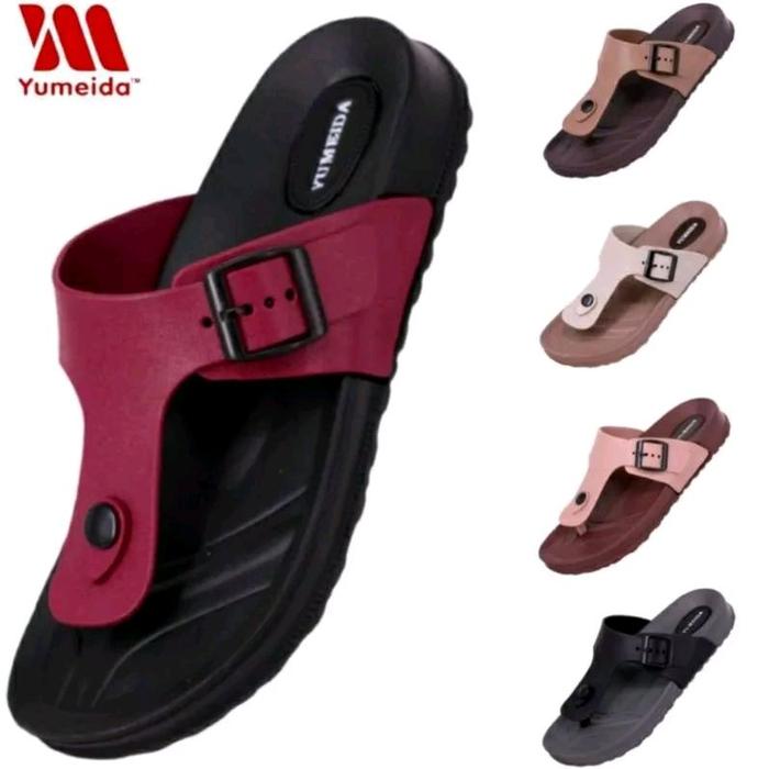 sandal japit lidah yumeida,sandal wanita karet yumeida terbaru,yumeida 9062
