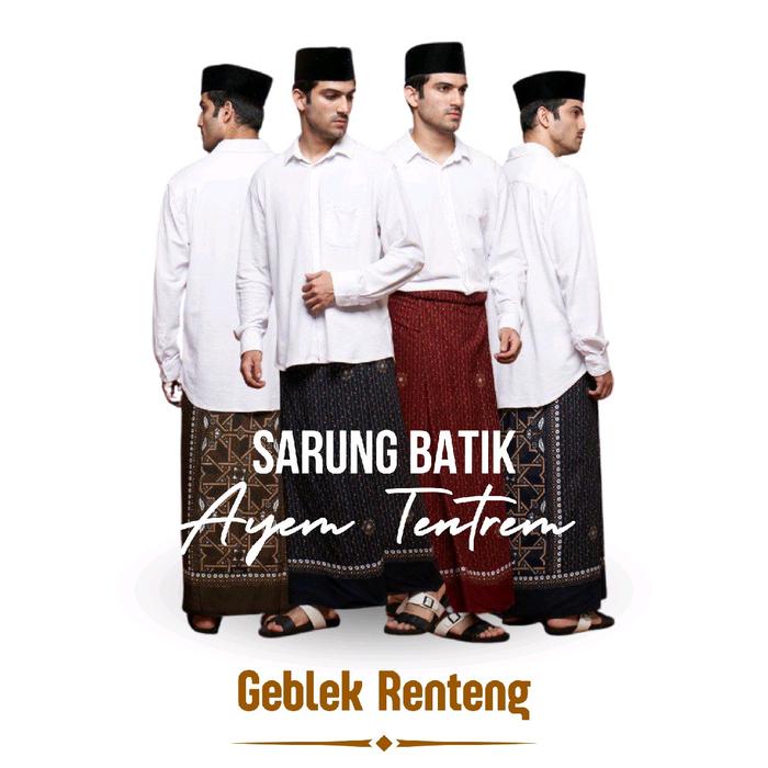 Sarung Batik Ayem Tentrem Goyor Exclusive Geblek Renteng Premium Quality Terlaris