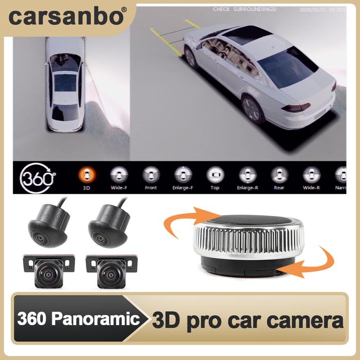 Carsanbo Car 360 3D Professional Bird's-eye View Camera System with
