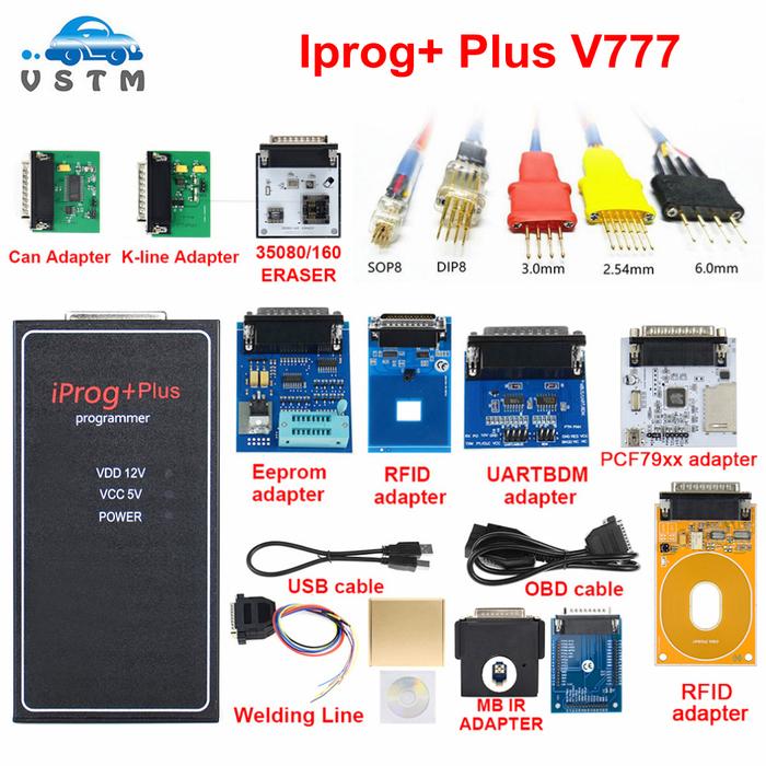 2022 New Iprog+Plus Full Adapters 777 Iprog 3in1 Replace