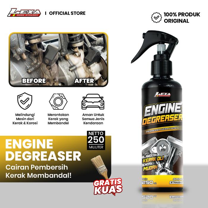 LEXA Engine Degreaser Pembersih Kerak Mesin Pada Block Mesin Motor Mobil 250ml