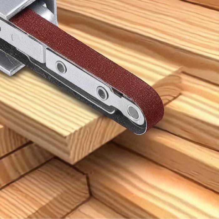 20Pcs Amplas Belt 10X330Mm Sanding Belt Adaptor Gerinda Tangan Kertas Amplas Belt Sander