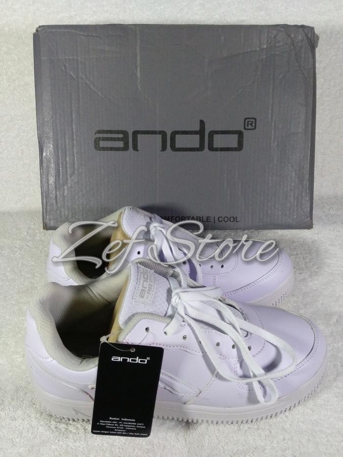 [ORIGINAL] Ando Tricks Sepatu Sneakers Shoes Sneaker Shoe Pria Men Size 39 White