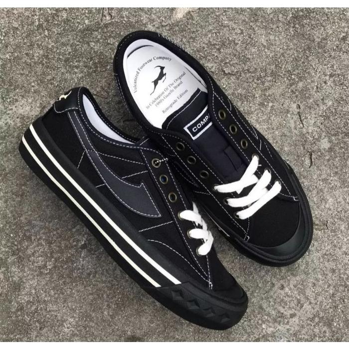Terbaru Sepatu Compass Retrograde Doble Black Sepatu Compass Full Black Hitam Compas Hitam Cod