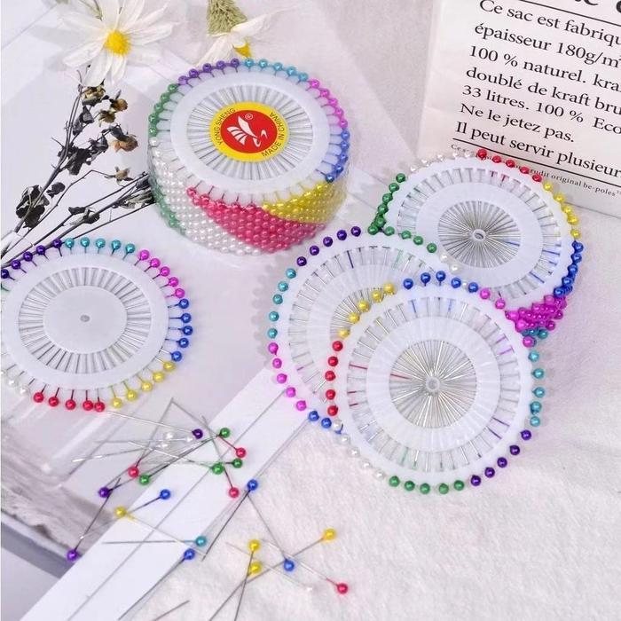 FANSTORE_PKU / Jarum Pentul Bulat / Roda (40 pcs) / Hijab / Baju / Jilbab / PEKANBARU