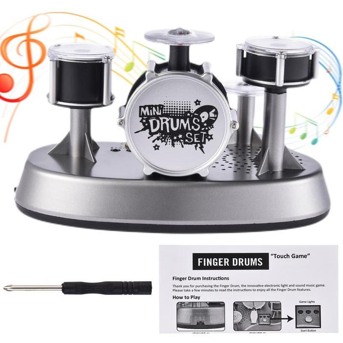 Terlaris, Kids Drum Set - Finger Drum Set Electronic Mini Finger Drum