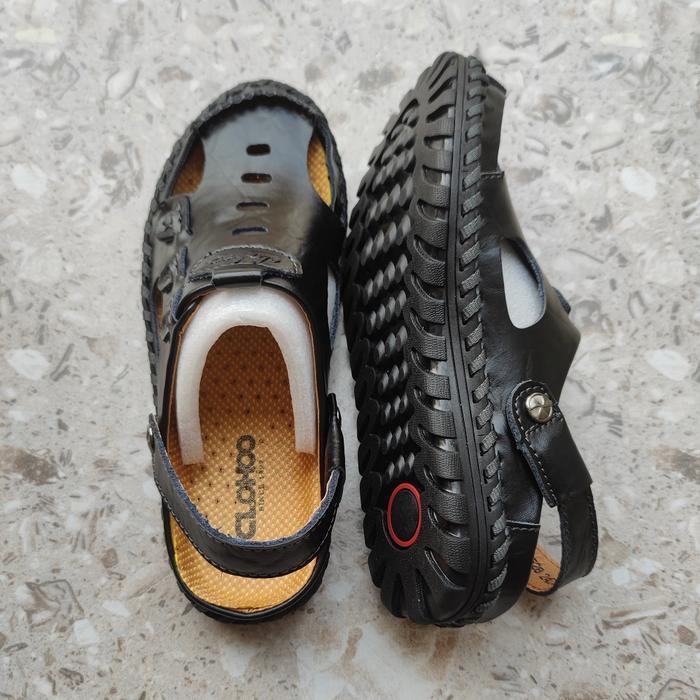 Eiger - Sandal Gunung Pria Hiking Mendaki Sepatu Kulit Asli Keren Outdoor Touring Olahraga Original 