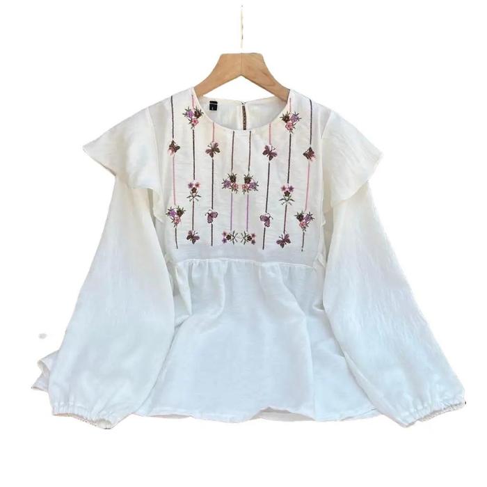 Blouse Vinkara Jumbo Ukuran Besar SMLXL Wanita - Atasan Baju Balon Baju Balon Tangan Panjang Nyaman 