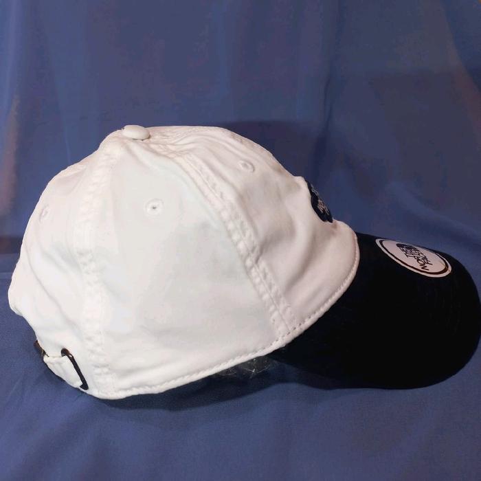 Topi Baseball Tnf Putih Kombinasi Navy Bordir