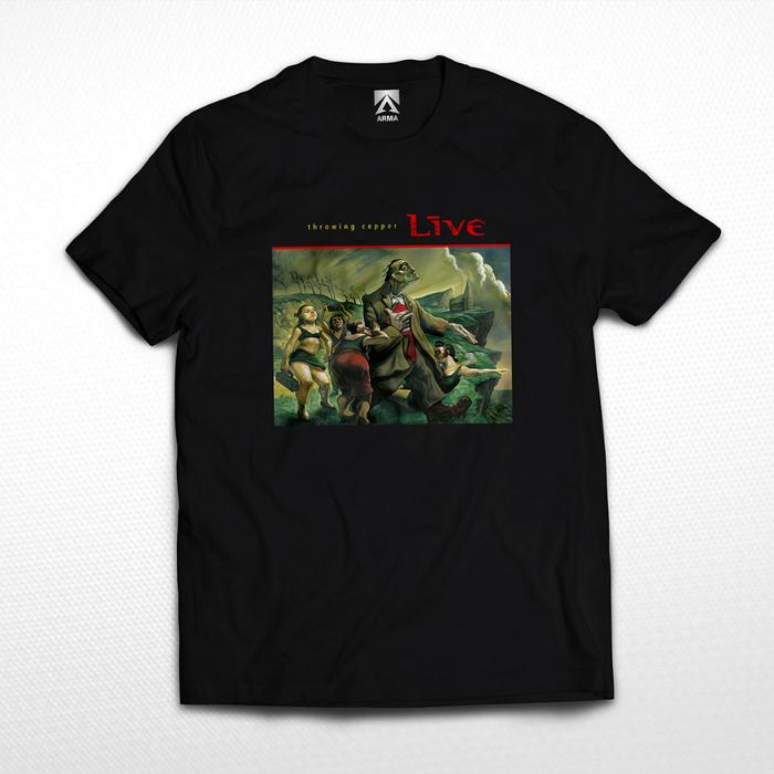 [HOT] KAOS BAND LIVE Throwing Copper / tshirt musik Alternative rock metal baju distro unisex KAOS B