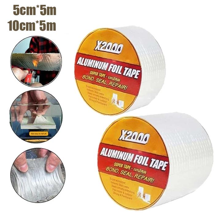 5m Super Tape X2000 Lakban Super Kuat Super Lengket Super Waterproof Lakban Anti Bacor Untuk Semua B