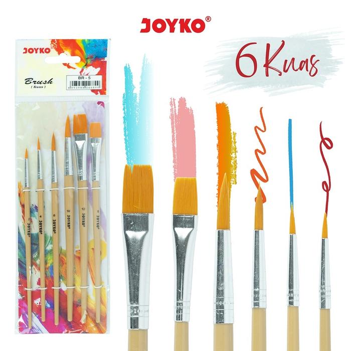 [ SET ] Kuas Lukis - Joyko BR-5 MURAH!