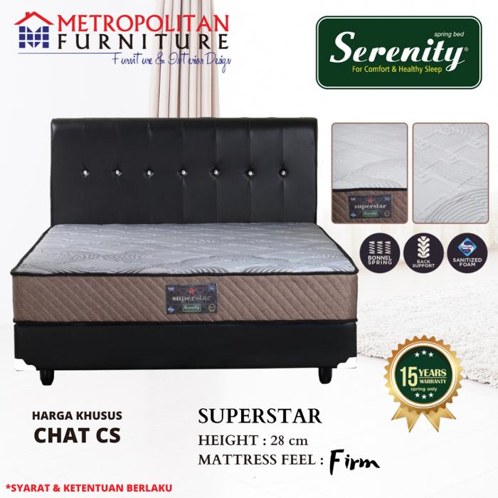 Kasur Spring bed Elite Serenity Superstar Springbed Matras
