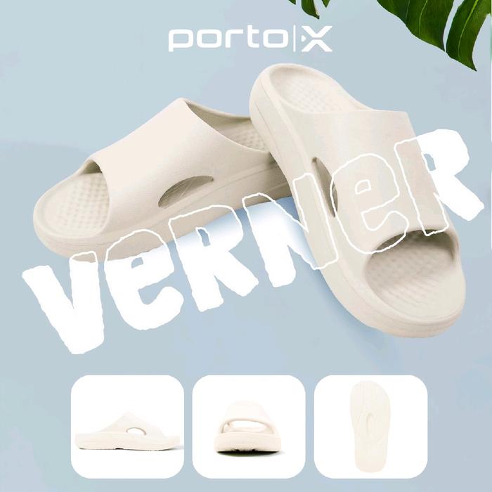 Slippers Porto-X VERNER Sandal Pria Wanita Empuk Ringan