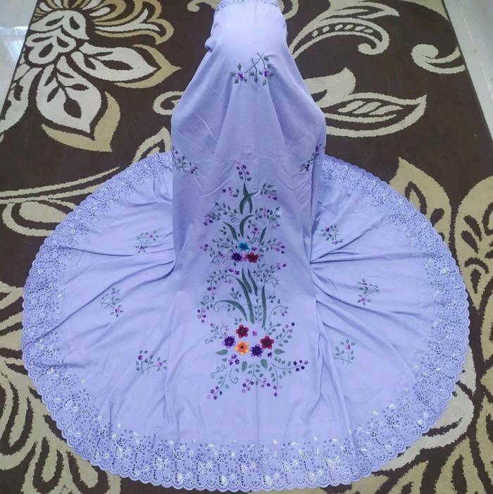 Mukena Khadijah Sulam Punggung Full