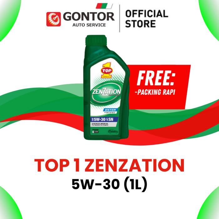 FREE FILTER OLI - Oli Mobil Top 1 Super Original 5W-30 Oli Zenzation Diesel 1 L - Gontor Auto Servic