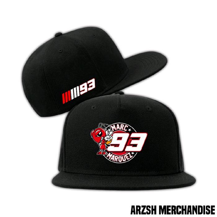 Topi Marquez Snapback - Topi Snapback Distro Premium - Snapback Caps - Topi Snapback Pria - Topi Dis