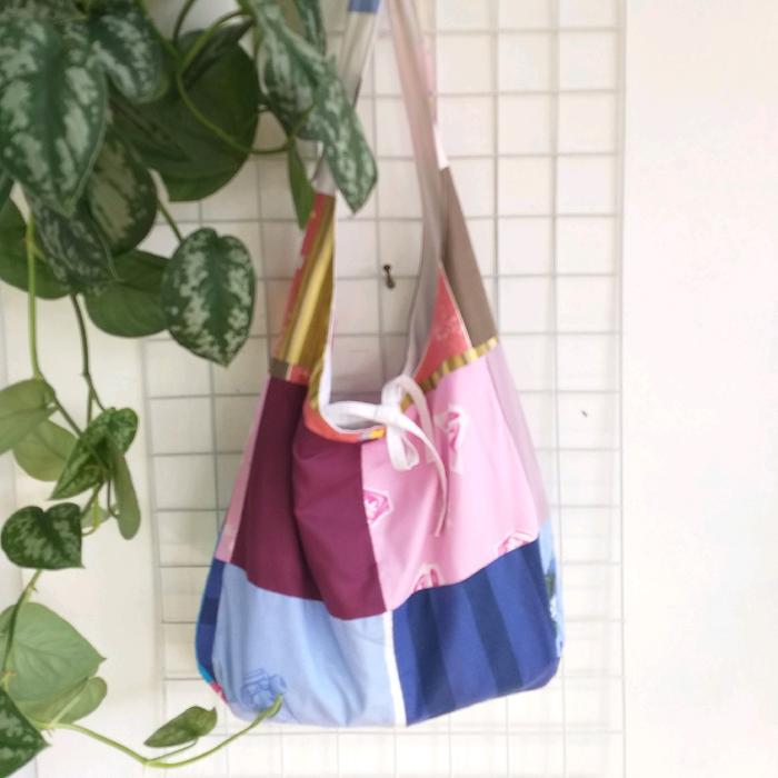 Tas slingbag Patchwork #slingbag #tasselempang #patchwork