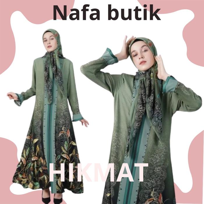 HIKMAT ABAYA A5633_08 HIJAU TERMURAH