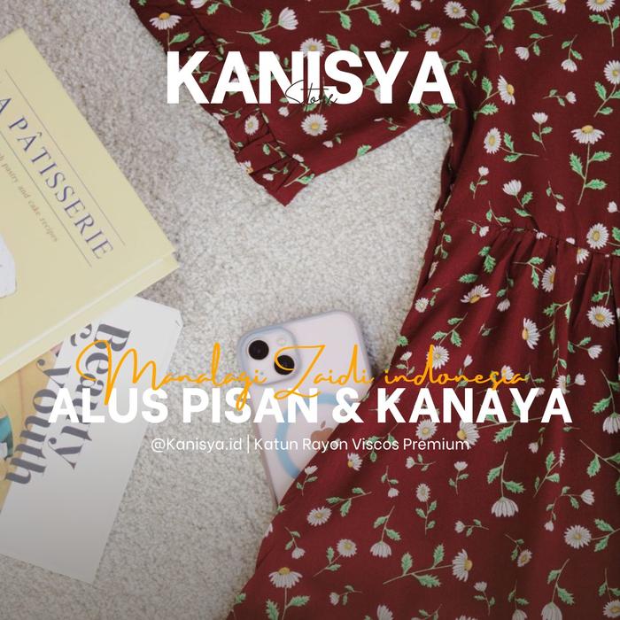 MANALAGI ZAIDI DASTER HOME DRESS ALUS PISAN & DAILY GAMIS KANAYA VISCOSE PREMIUM